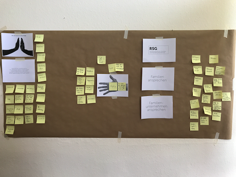 Team von Unternehmersafari im Gespräch mit einem Kunden